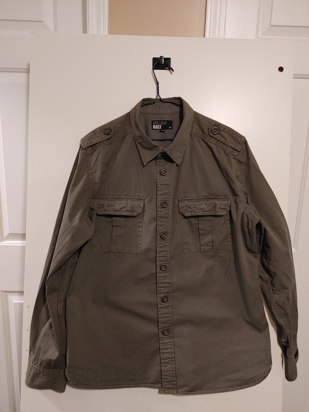 ic Military-Style Men's Jacket - Olive